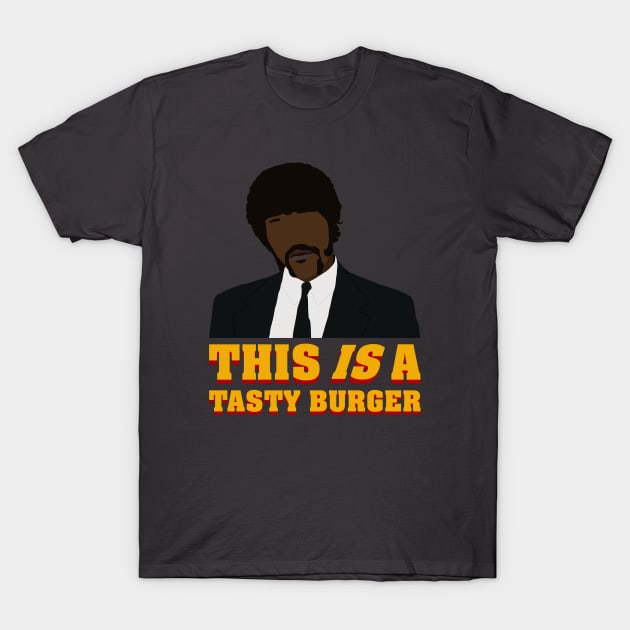 This is a tasty burger. T-Shirt by Somnium Corporation